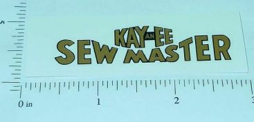 KAY an EE Vintage Toy Sewing Machine Sticker Main Image