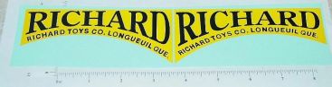 Richard Toys Ride On Door Sticker Pair Main Image