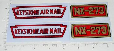 Keystone Ride On Airplane Replacement Stickers Two Pair Main Image