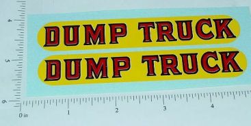 Pair Lincoln Dump Truck Replacement Sticker Main Image