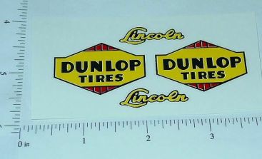 Lincoln COE Style Dunlop Wrecker Sticker Set Main Image