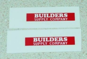 Pair Matchbox Scaffold Truck Replacement Sticker Set Main Image