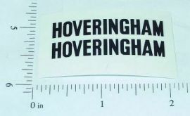 Matchbox #K1B Hoveringham Tipper Stickers        MB-K1B 