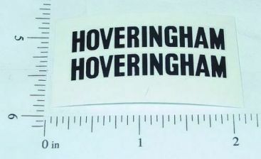 Pair Matchbox 17D Hoveringham Tipper Truck Stickers Main Image