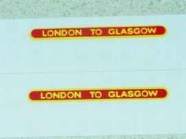 Pair Matchbox 21B Long Distance Coach Stickers