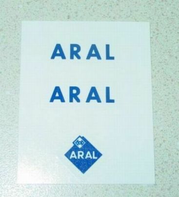 Matchbox #32C ARAL Petrol Tanker Stickers Main Image