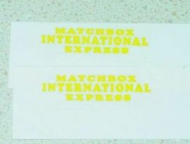 Pair Matchbox 34A Volkswagon Microvan Stickers