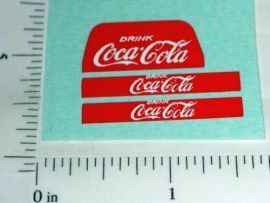 Matchbox 37B Coca Cola Lorry Truck Sticker Set