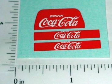 Matchbox 37B Coca Cola Lorry Truck Sticker Set Main Image