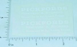 Pair Matchbox #46B Pickfords Moving Van Stickers