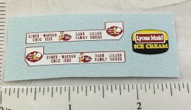 Matchbox 47B Commer Ice Cream Canteen Sticker Set