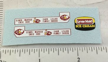 Matchbox 47B Commer Ice Cream Canteen Sticker Set Main Image