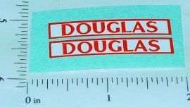 Pair Matchbox Douglas 8-Wheel Tipper Truck Stickers MB-51CD