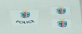 Matchbox #55B Ford Fairlane Police Car Sticker Set