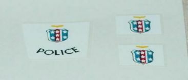 Matchbox #55B Ford Fairlane Police Car Sticker Set Main Image