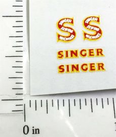 Matchbox 59AThames Singer Van Sticker Set