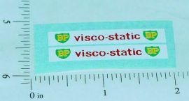 Pair Matchbox #5C London Bus BP Visco Static Stickers