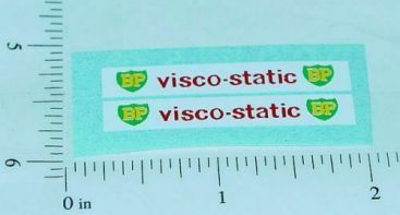 Pair Matchbox #5C London Bus BP Visco Static Stickers Main Image