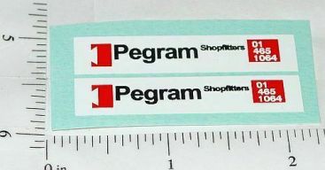 Pair Matchbox #5D Pegrams London Bus Stickers Main Image