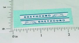 Matchbox Greyhound Bus Replacement Sticker Pair Set