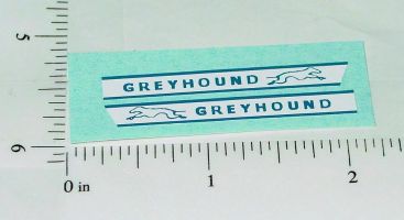 Matchbox Greyhound Bus Replacement Sticker Pair Set Main Image