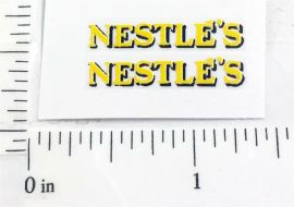 Pair Matchbox Commer Nestle's Van Sticker Set