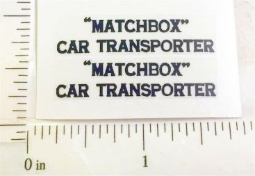 Matchbox #A-2A Car Transporter Sticker Pair Main Image