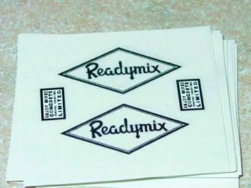 Matchbox Kingsize Readymix Truck Sticker Pair Main Image