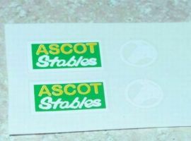 Pair Matchbox Kingsize Horse Box Van Stickers