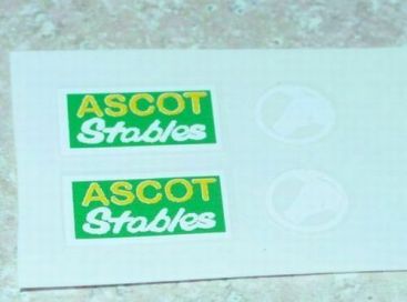 Pair Matchbox Kingsize Horse Box Van Stickers Main Image