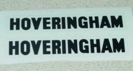 Pair Matchbox #K1B Hoveringham Tipper Stickers