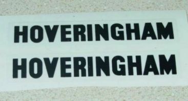 Pair Matchbox #K1B Hoveringham Tipper Stickers Main Image