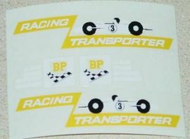 Matchbox Kingsize Race Car Transporter Stickers