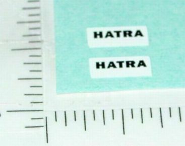 Pair Matchbox Kingsize Hatra Tractor Shovel Stickers Main Image