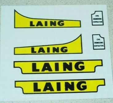 Matchbox #K-8A Laing Prime Mover Sticker Set Main Image