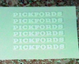Matchbox Pickfords 200 Ton Transporter Stickers