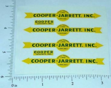 Matchbox Cooper Jarrett Freighter Stickers Main Image