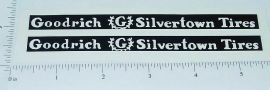 Pair Metalcraft Goodrich Silvertown Wrecker Stickers
