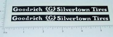 Pair Metalcraft Goodrich Silvertown Wrecker Stickers Main Image