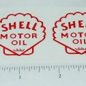 Pair Metalcraft Shell Delivery Truck Sticker Set Main Image