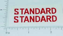 Pair Metalcraft Standard Oil Stake Truck Sticker Set