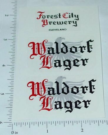 Metalcraft Waldorf Lager Stake Truck Sticker Set Main Image