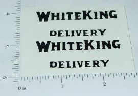 Pair Metalcraft White King Stake Truck Sticker Set
