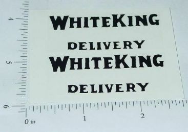 Pair Metalcraft White King Stake Truck Sticker Set Main Image