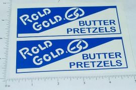 Pair Metalcraft Rold Gold Box Van Sticker Set