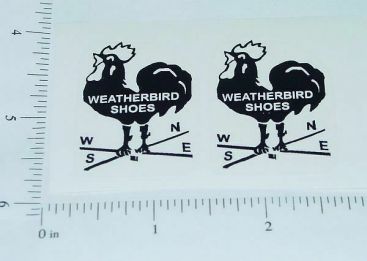 Pair Metalcraft Weatherbird Shoes Truck Stickers Main Image