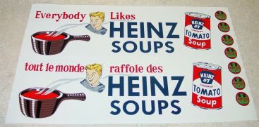 Otaco Minnitoys Heinz Soups Semi Sticker Set Main Image