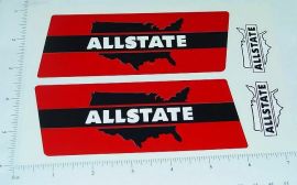 Pair Marx Allstate Auto Transporter Sticker Set
