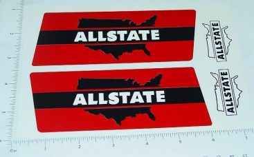 Pair Marx Allstate Auto Transporter Sticker Set Main Image