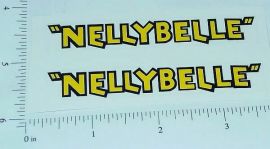 Pair Marx Nellybelle Pressed Steel Jeep Sticker Set